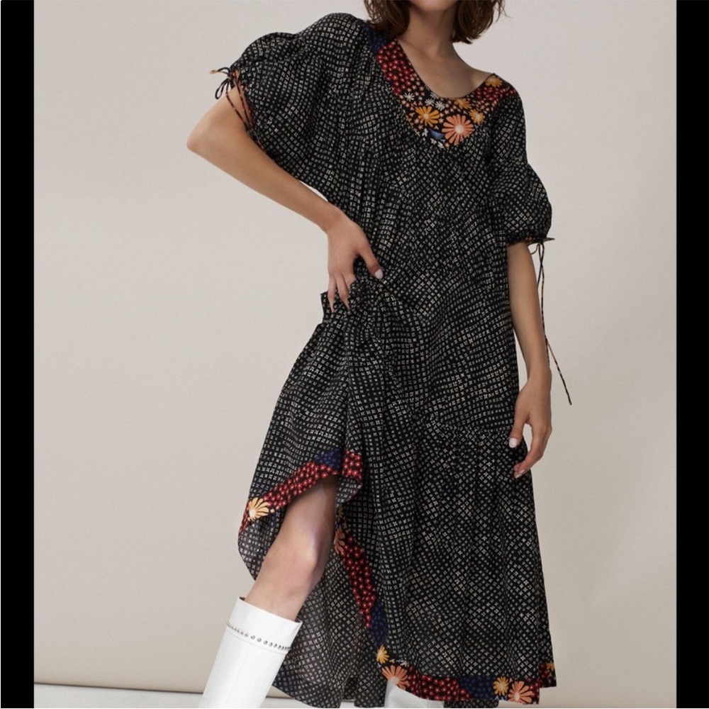 warm Sola Midi Dress SZ 2/US M EUC - Picture 2 of 7